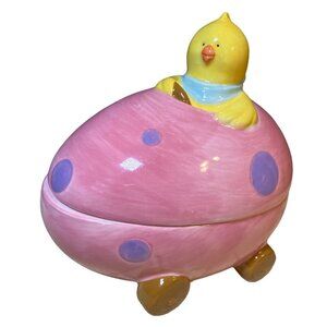 K-Mart Brand Easter Chicken in Egg Car Candy Dish
